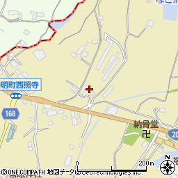 熊本県玉名市岱明町西照寺990-9周辺の地図
