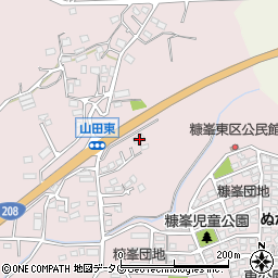 熊本県玉名市山田1591周辺の地図