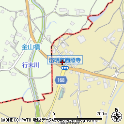 熊本県玉名市岱明町西照寺940周辺の地図