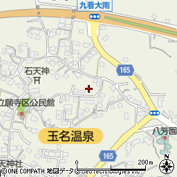 熊本県玉名市立願寺1169周辺の地図