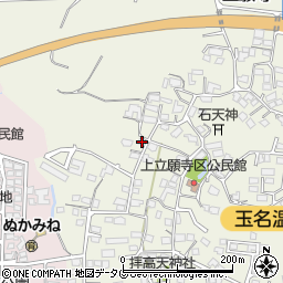 熊本県玉名市立願寺1252-2周辺の地図