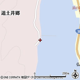 長崎県南松浦郡新上五島町道土井郷321周辺の地図