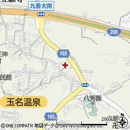熊本県玉名市立願寺1155周辺の地図