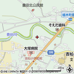 熊本県熊本市北区植木町豊田637周辺の地図