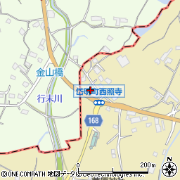 熊本県玉名市岱明町西照寺941周辺の地図