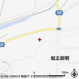 熊本県菊池市旭志新明2502周辺の地図