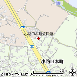 小路口本町公民館周辺の地図