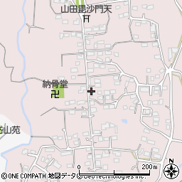 熊本県玉名市山田171周辺の地図