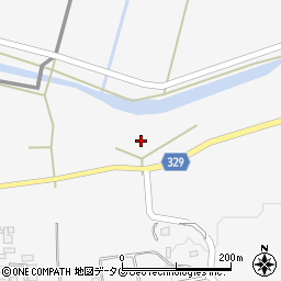 熊本県菊池市旭志新明1617周辺の地図