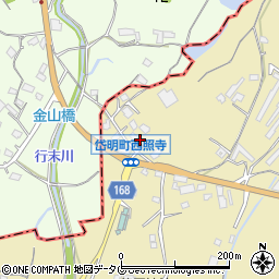 熊本県玉名市岱明町西照寺961周辺の地図