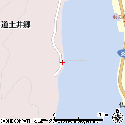 長崎県南松浦郡新上五島町道土井郷317周辺の地図