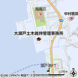 長崎県県北振興局建設部大瀬戸土木維持管理事務所周辺の地図
