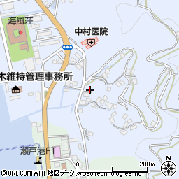 長崎県西海市大瀬戸町瀬戸板浦郷1105周辺の地図