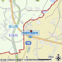 熊本県玉名市岱明町西照寺960周辺の地図