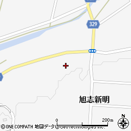 熊本県菊池市旭志新明2432周辺の地図