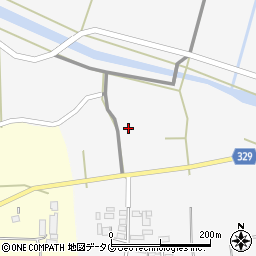 熊本県菊池市旭志新明1556周辺の地図