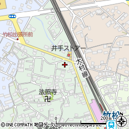 長崎県大村市竹松本町1025-2周辺の地図