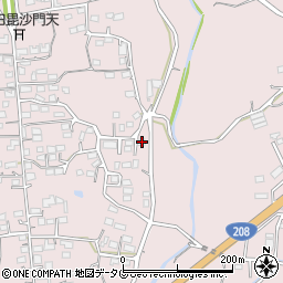 熊本県玉名市山田1704周辺の地図