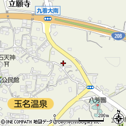 熊本県玉名市立願寺1159周辺の地図