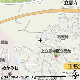 熊本県玉名市立願寺1279周辺の地図