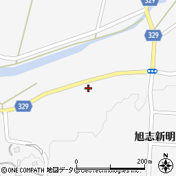熊本県菊池市旭志新明1391周辺の地図