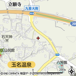 熊本県玉名市立願寺1162周辺の地図