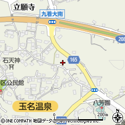 熊本県玉名市立願寺1162周辺の地図