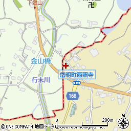 熊本県玉名市岱明町西照寺947周辺の地図