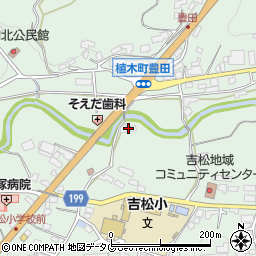 熊本県熊本市北区植木町豊田651周辺の地図