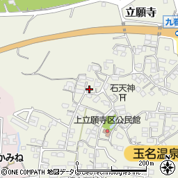 熊本県玉名市立願寺1317-3周辺の地図