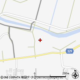 熊本県菊池市旭志新明1608周辺の地図