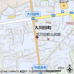 ピーシーサポート長崎周辺の地図