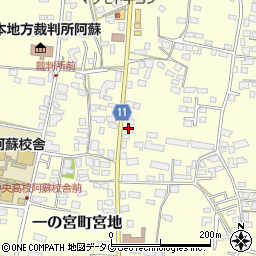 朝日新聞阿蘇支局周辺の地図