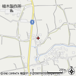 熊本県熊本市北区植木町清水1386周辺の地図