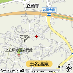 熊本県玉名市立願寺1221周辺の地図