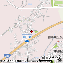 熊本県玉名市山田1570周辺の地図