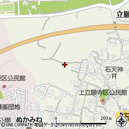 熊本県玉名市立願寺1276-2周辺の地図