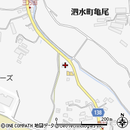熊本県菊池市泗水町亀尾3568-1周辺の地図
