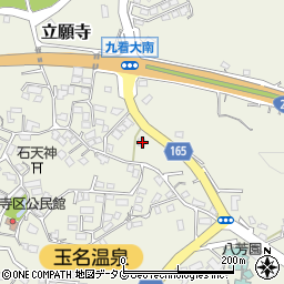 熊本県玉名市立願寺1163-1周辺の地図