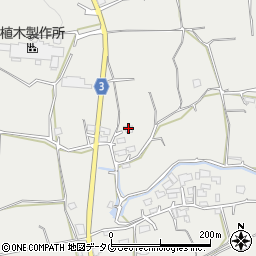 熊本県熊本市北区植木町清水1385周辺の地図