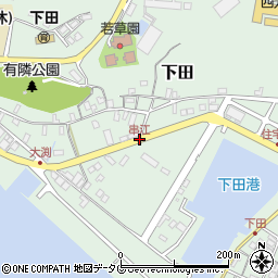 串江周辺の地図