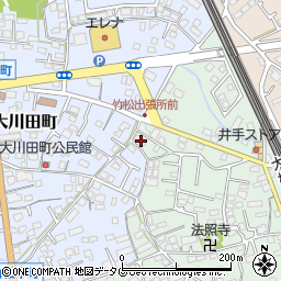 長崎県大村市竹松本町1107-1周辺の地図