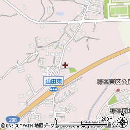 熊本県玉名市山田1426周辺の地図