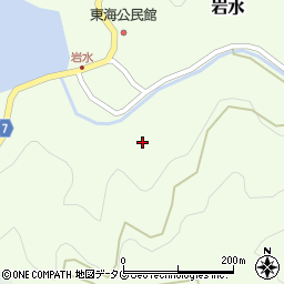 愛媛県南宇和郡愛南町岩水1323周辺の地図