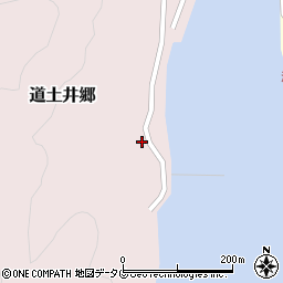 長崎県南松浦郡新上五島町道土井郷307周辺の地図