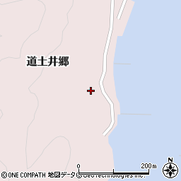 長崎県南松浦郡新上五島町道土井郷304周辺の地図