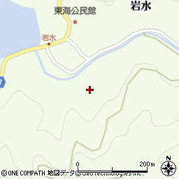 愛媛県南宇和郡愛南町岩水1251周辺の地図