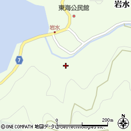 愛媛県南宇和郡愛南町岩水1330周辺の地図