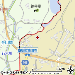 熊本県玉名市岱明町西照寺952周辺の地図