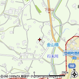 熊本県荒尾市金山86-2周辺の地図